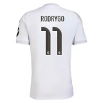 Günstige Fußballtrikots Real Madrid Rodrygo 11 Heimtrikot 2025-26 Kurzarm